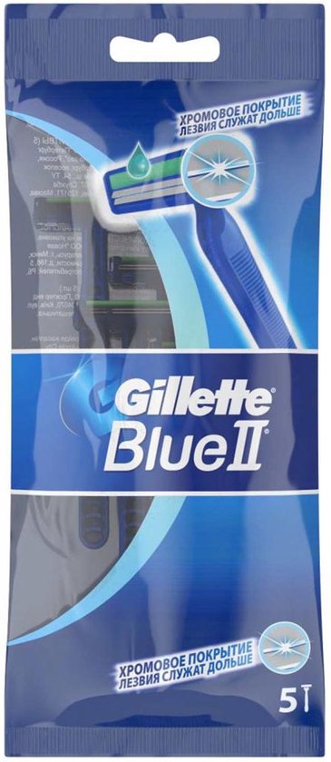 Gillette Blue II - 5 stuks - Wegwerpscheermesjes